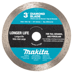 3" Continuous Rim Diamond Blade for Ceramic/Porcelain Cutting Main - Image