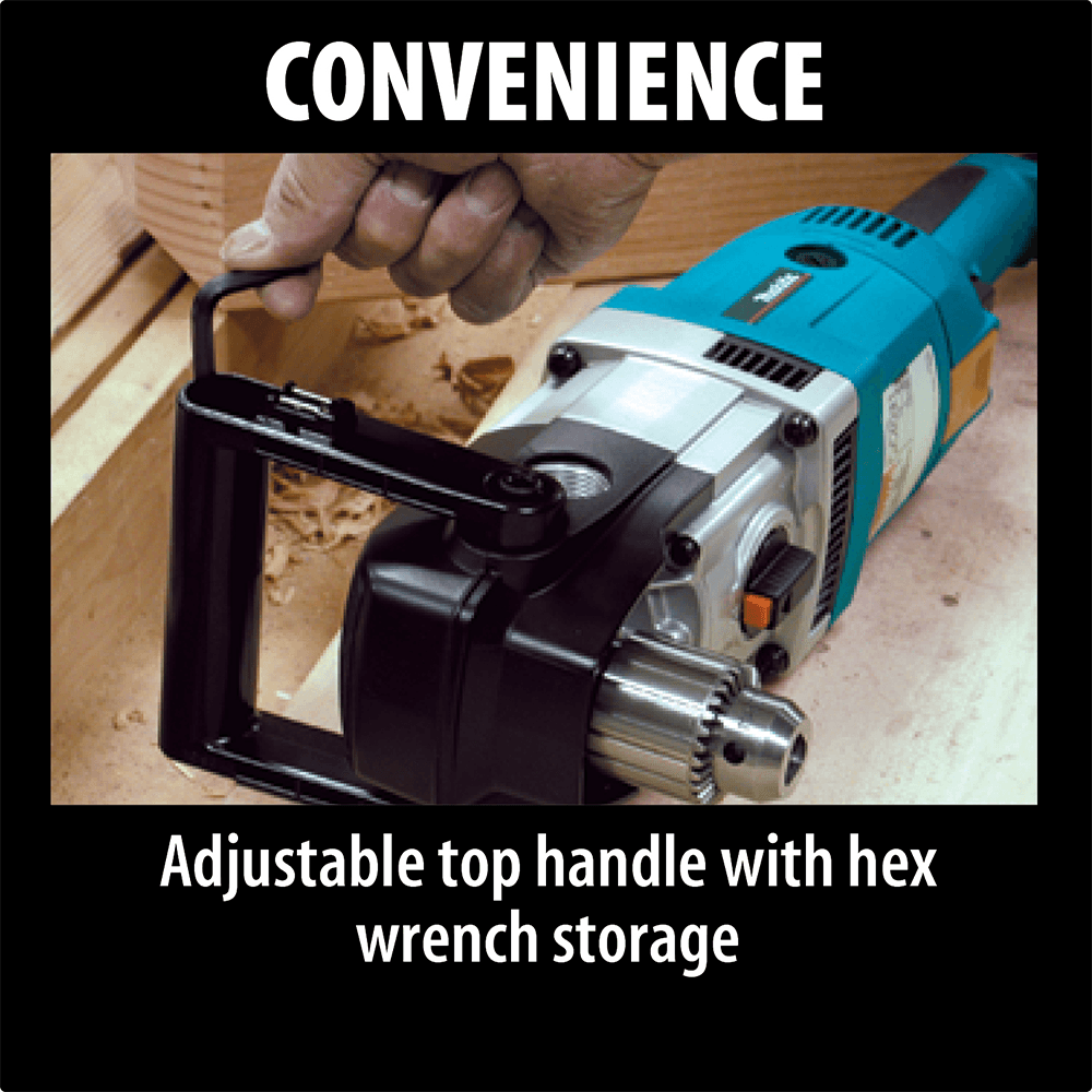 1/2" 2-Speed Corded Reversible Angle Drill Alt 4 - Image
