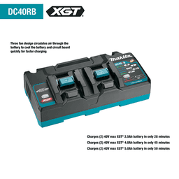 40V Max XGT Dual Port Rapid Optimum Charger Alt 1 - Image