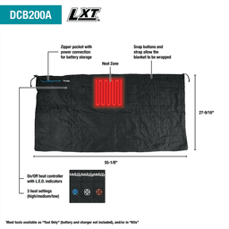 18V LXT Lithium‑Ion Cordless Heated Blanket Alt 1 - Image