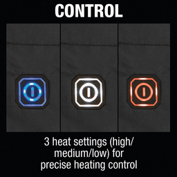 Makita Heated Blanket - Wearable Options with Snap Buttons and Strap