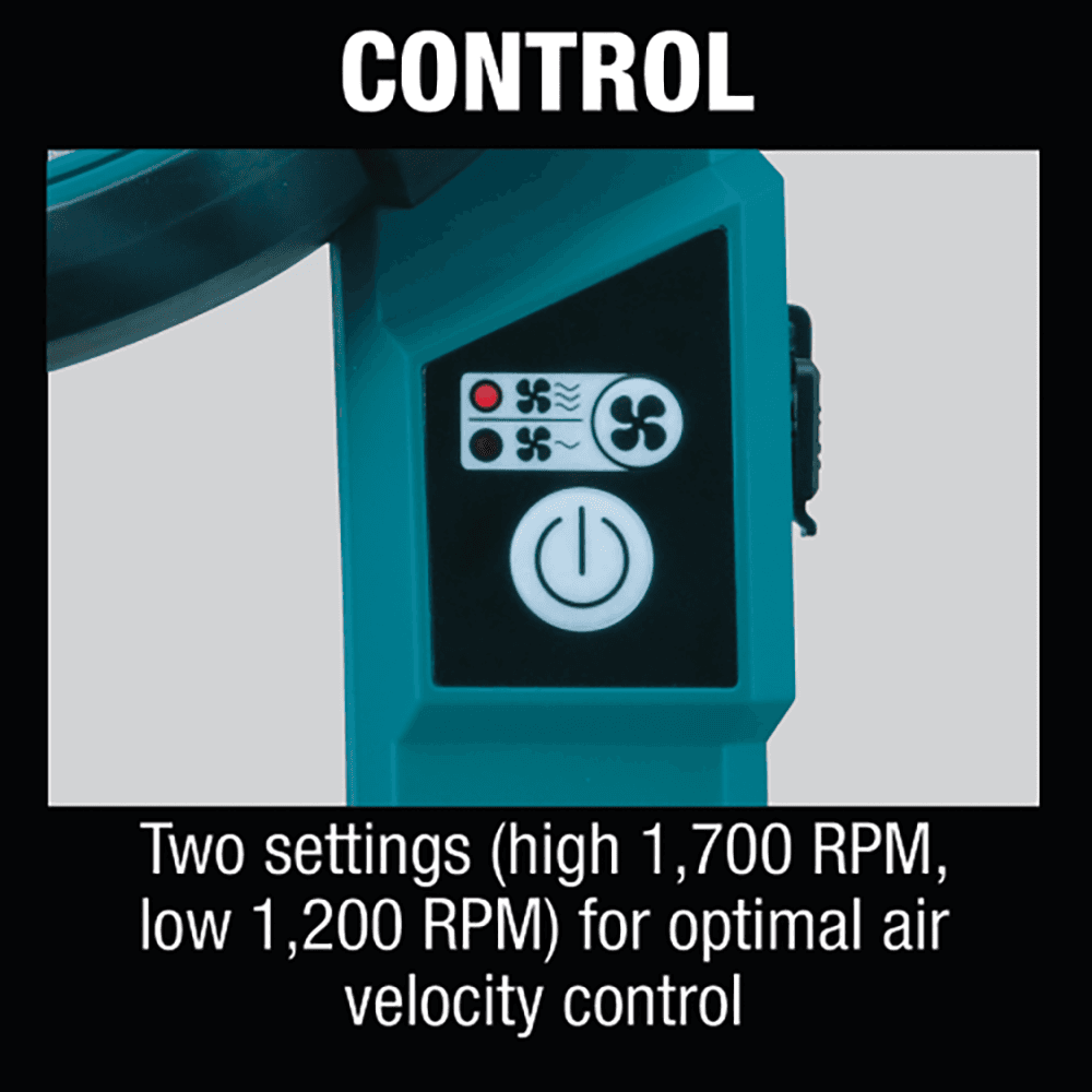 9" Fan 18V LXT Lithium‑Ion Cordless/Corded, Tool Only Alt 6 - Image
