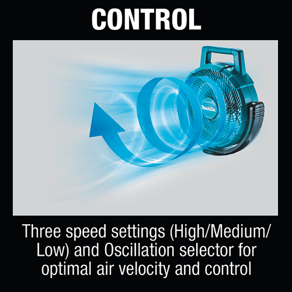 9‑1/4" Fan 18V LXT Lithium‑Ion Cordless/Corded, Tool Only Alt 13 - Image