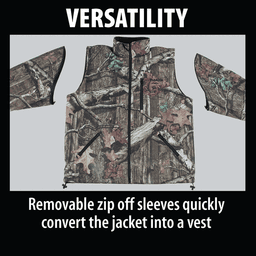 Makita Mossy Oak Heated Jacket Extra Large front view