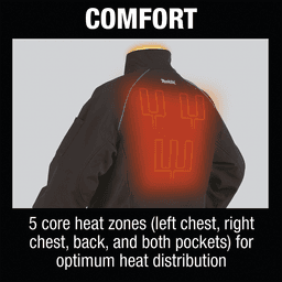 18V LXT Lithium‑Ion 2XL Cordless Heated Jacket, Black Alt 16 - Image