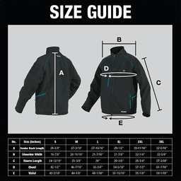 18V LXT Lithium‑Ion 3XL Cordless Heated Jacket, Black Alt 15 - Image