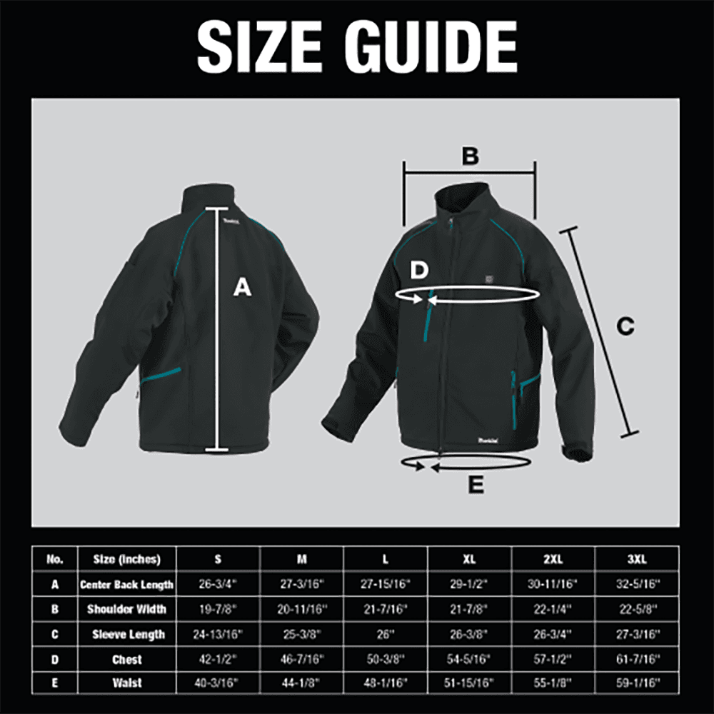 18V LXT Lithium‑Ion S-Size Cordless Heated Jacket, Black Alt 15 - Image