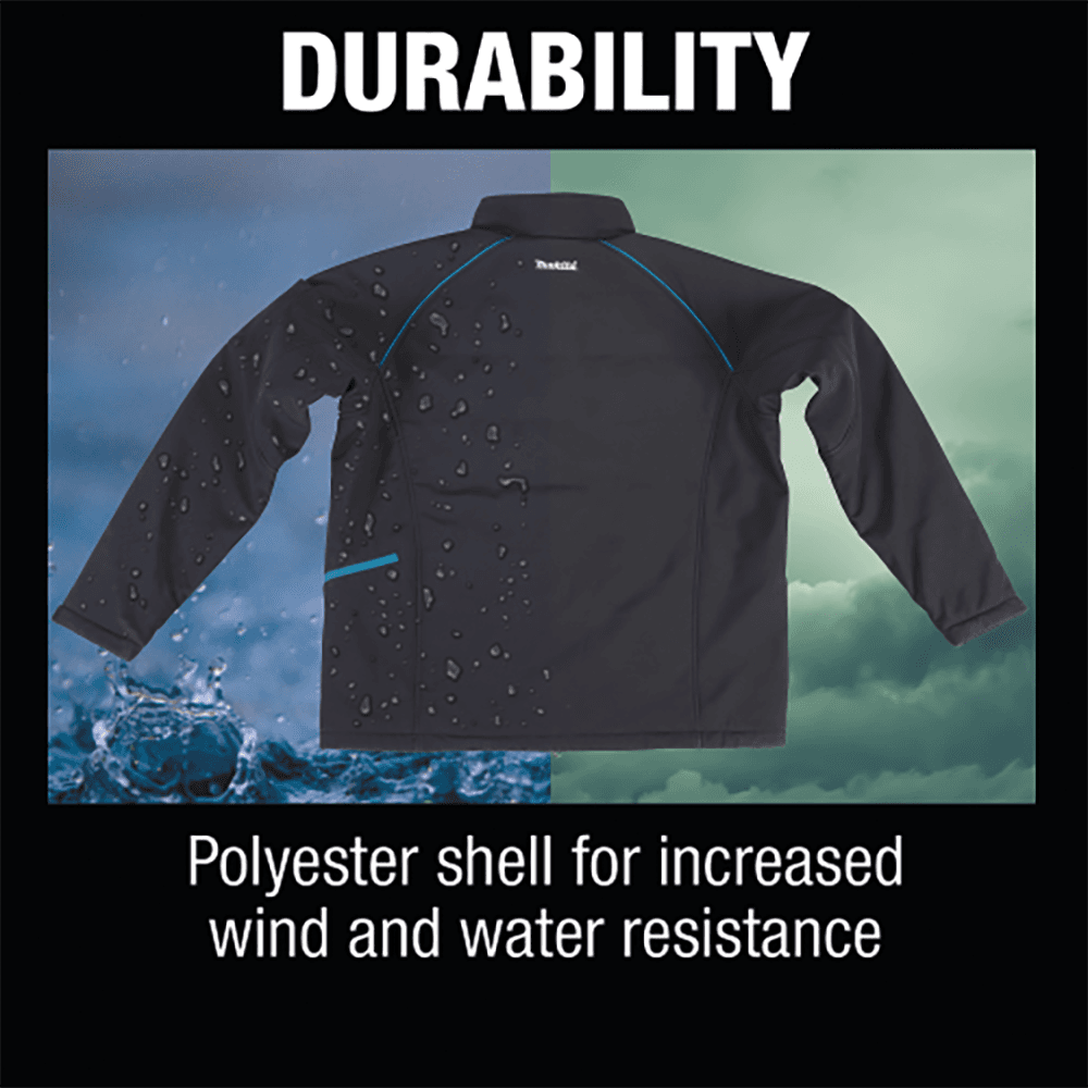 18V LXT Lithium‑Ion XL Cordless Heated Jacket, Black Alt 19 - Image