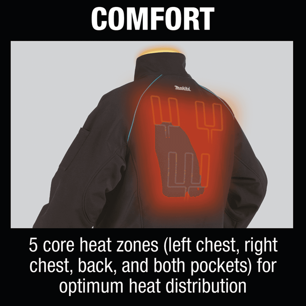 Makita Heated Jacket with Adjustable Cuffs