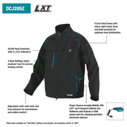 Makita Medium Polyester Heated Jacket