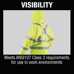 18V LXT Lithium‑Ion 2XL Cordless High Visibility Heated Jacket Alt 10 - Image