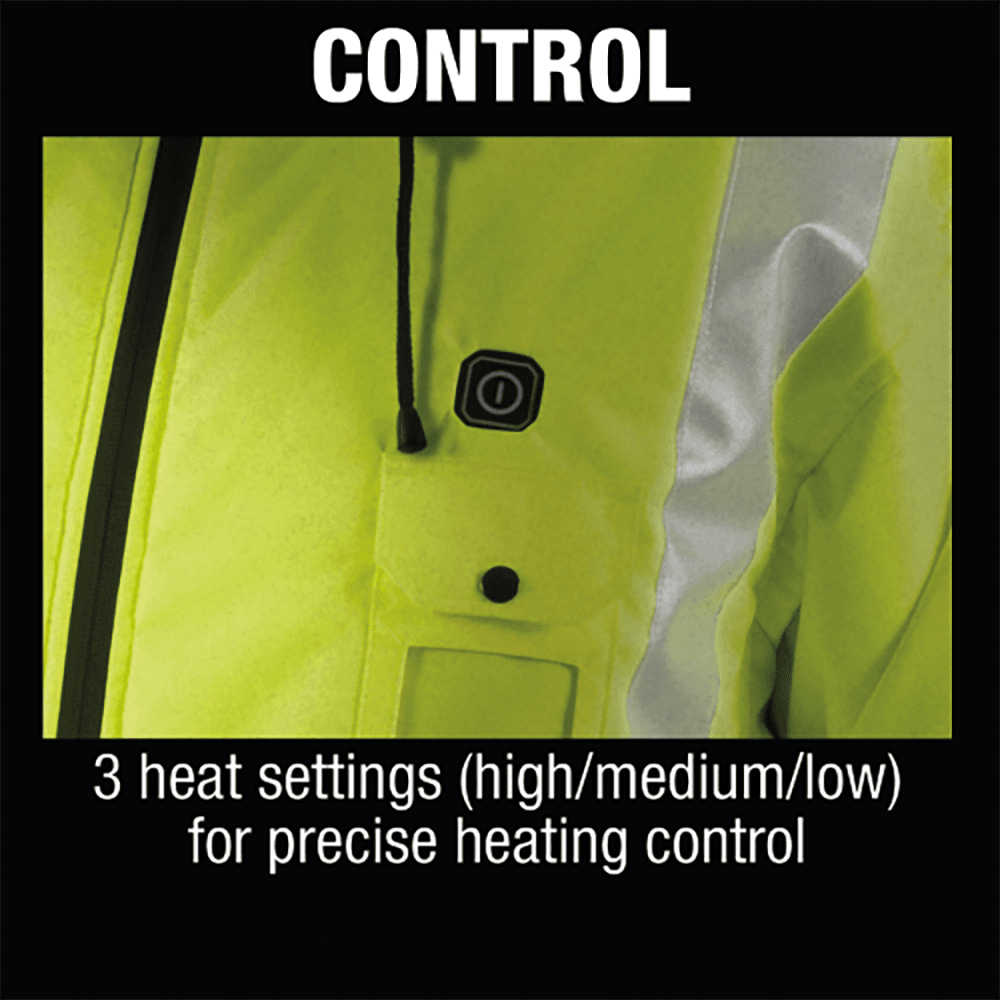 18V LXT Lithium‑Ion 2XL Cordless High Visibility Heated Jacket Alt 6 - Image