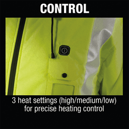 18V LXT Lithium‑Ion M-Size Cordless High Visibility Heated Jacket Alt 6 - Image