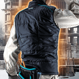 18V LXT Lithium‑Ion L-SizeCordless Heated Vest, Vest Only, Black Alt 13 - Image