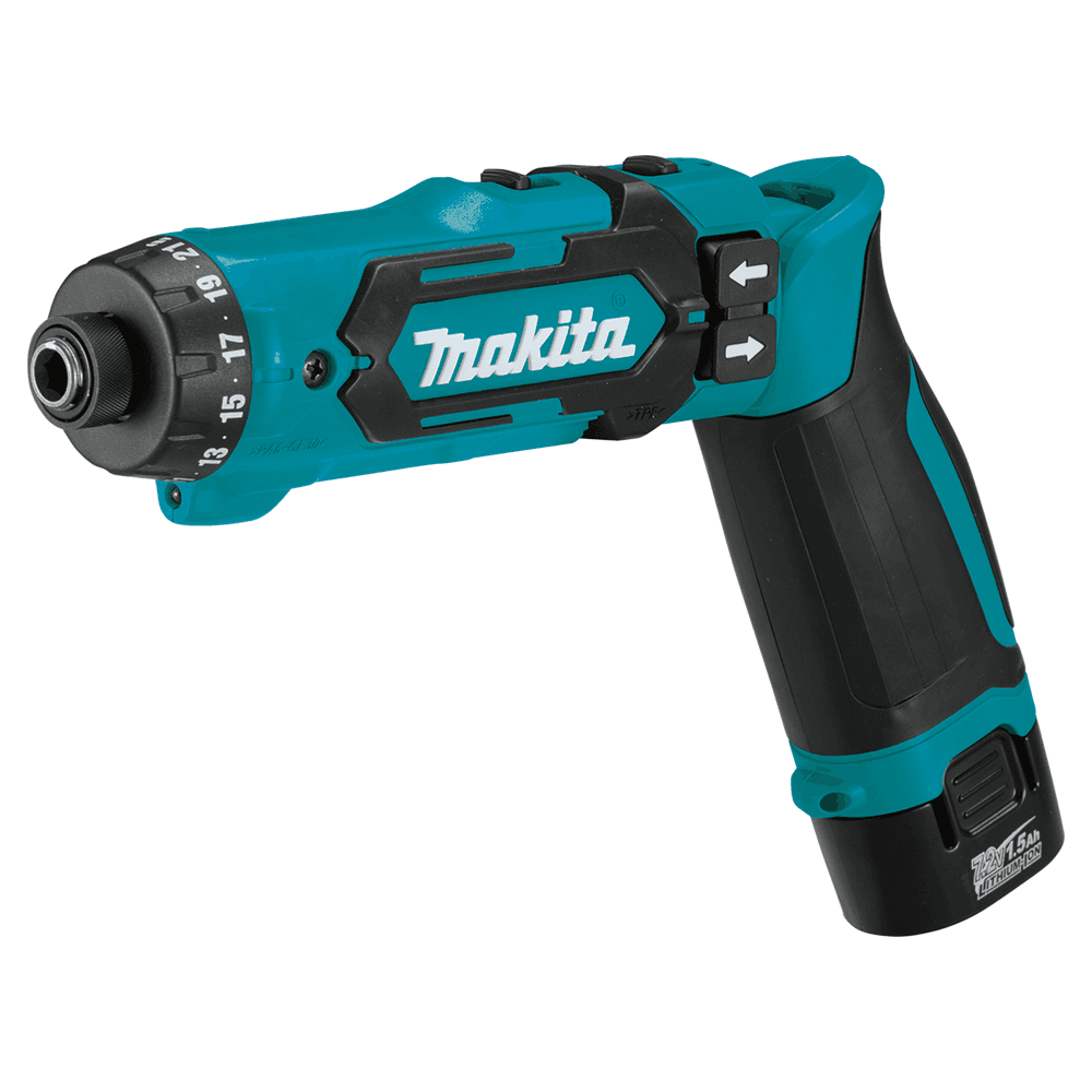 7.2 V Lithium-Ion Cordless 1/4" Hex Driver-Drill Kit with Auto-Stop Clutch Alt 1 - Image