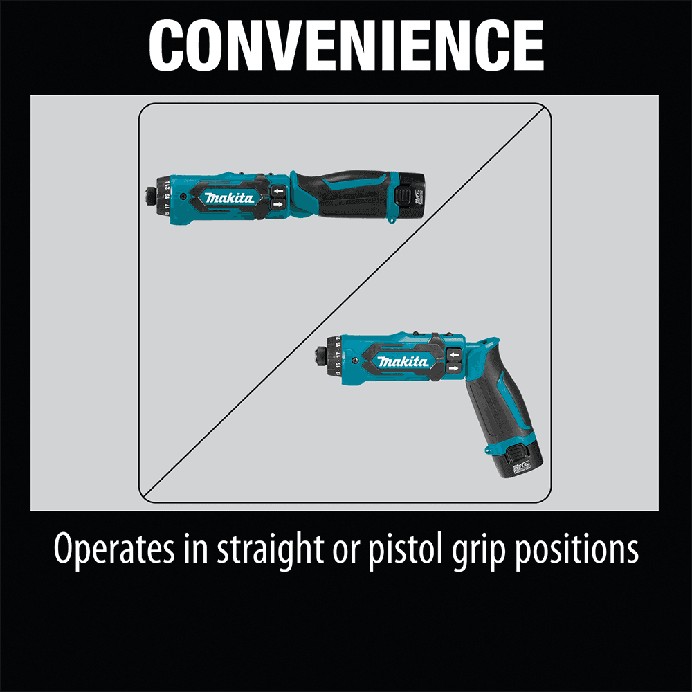 7.2 V Lithium-Ion Cordless 1/4" Hex Driver-Drill Kit with Auto-Stop Clutch Alt 4 - Image