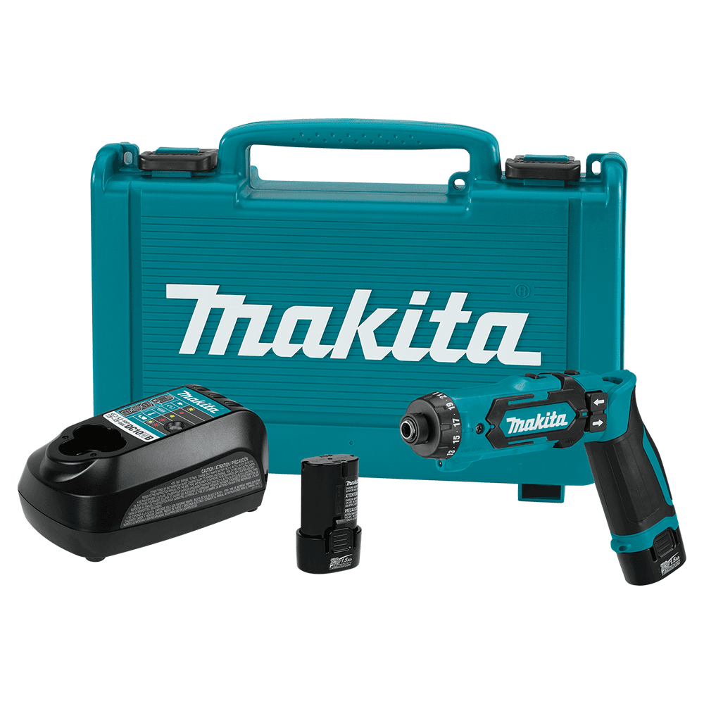 7.2 V Lithium-Ion Cordless 1/4" Hex Driver-Drill Kit with Auto-Stop Clutch Main - Image