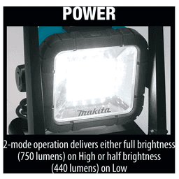 Makita LED floodlight with extreme protection technology (XPT)