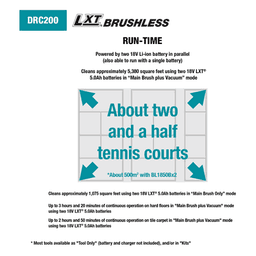 18V x 2 LXT Brushless Cordless Robotic Vacuum Tool Only Alt 5 - Image