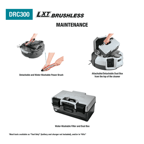 18V x 2 LXT Brushless Cordless Smart Robotic HEPA Filter Vacuum Kit (5.0Ah) Alt 7 - Image