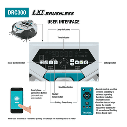 18V x 2 LXT Brushless Cordless Smart Robotic HEPA Filter Vacuum Kit (5.0Ah) Alt 9 - Image