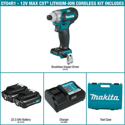 12 V max CXT lithium-ion Brushless Cordless Impact Driver Kit (2.0 Ah) Alt 6 - Image