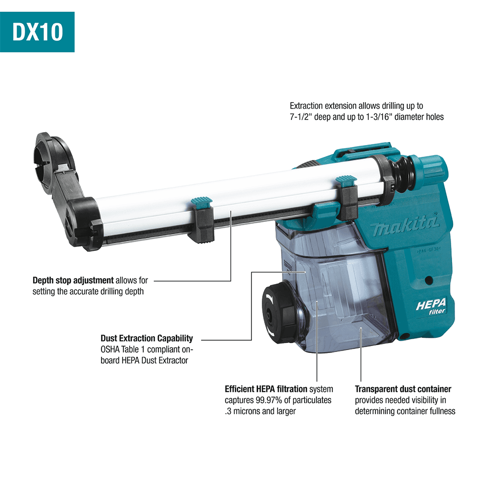 Dust Extractor Attachment with HEPA Filter Cleaning Mechanism for HR3011FC/HR3001C Alt 3 - Image