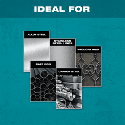 4-1/2" Type 1 General Purpose 60 Grit Thin Cut-Off Wheel for Metal/Stainless Steel Cutting, Aluminum Oxide Alt 5 - Image
