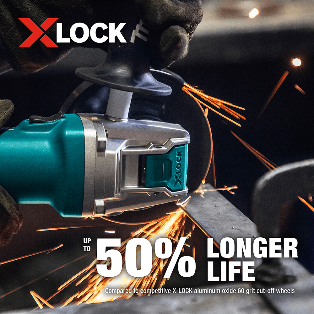 5" X-LOCK Type 1 General Purpose 60 Grit Thin Cut-Off Wheel for Metal/Stainless Steel Cutting, Aluminum Oxide Alt 6 - Image