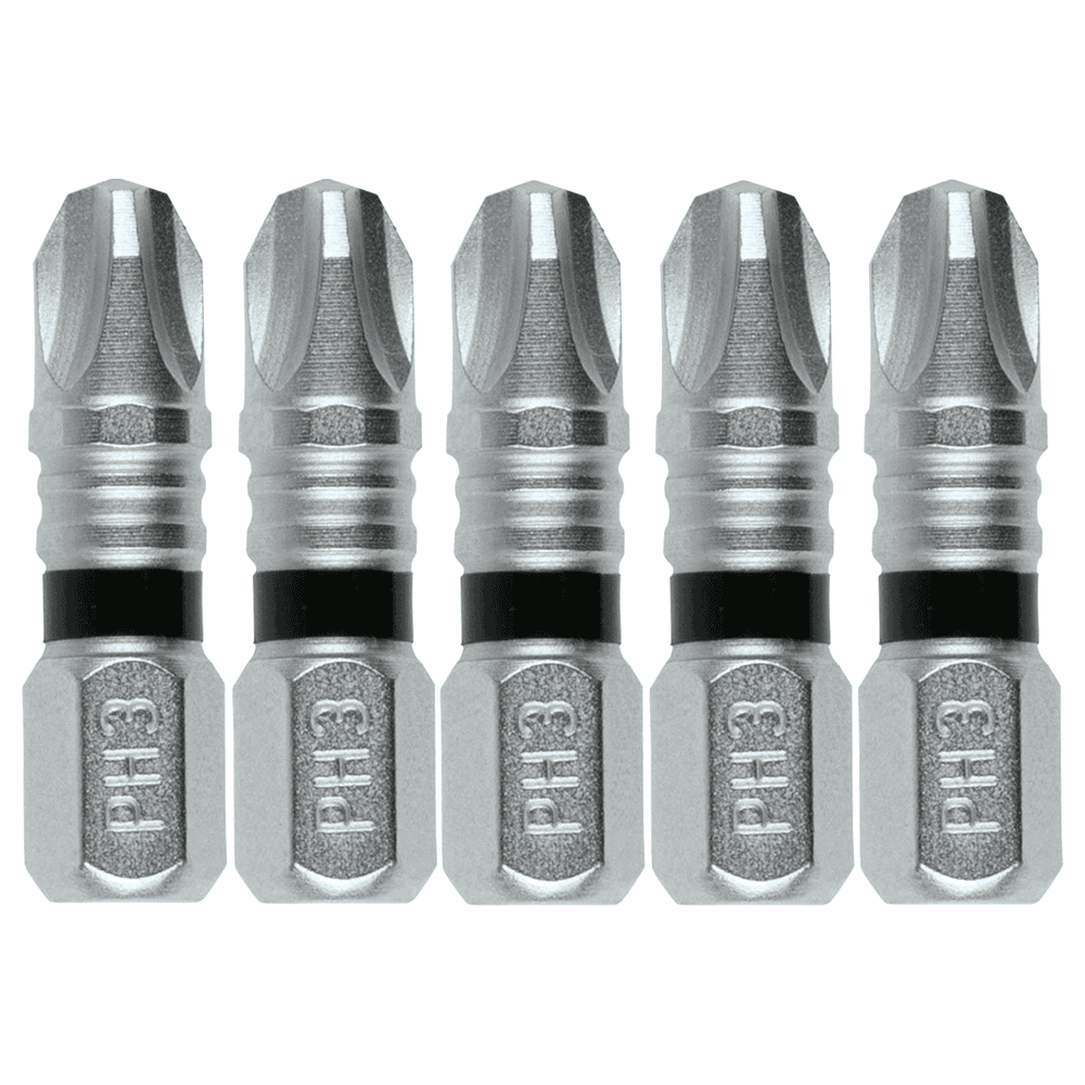 #3 x 1" Impact XPS Phillips Drive Insert Bit, 1/4" Shank (5/Pack) Alt 1 - Image