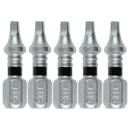 #1 x 1" Impact XPS Square Drive Insert Bit, 1/4" Shank (5/Pack) Main - Image
