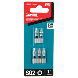 #2 x 1" Impact XPS Square Drive Insert Bit, 1/4" Shank (5/Pack) Alt 2 - Image