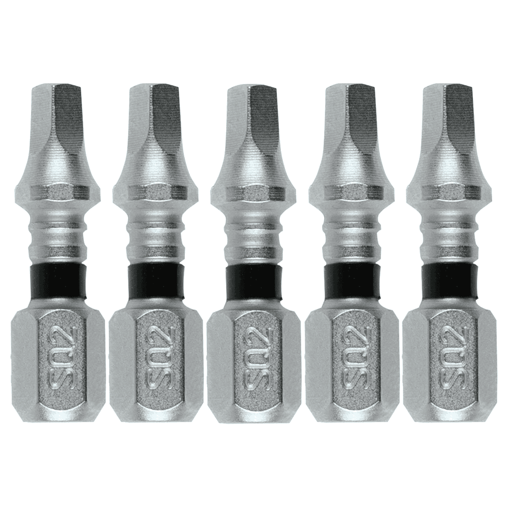#2 x 1" Impact XPS Square Drive Insert Bit, 1/4" Shank (5/Pack) Main - Image