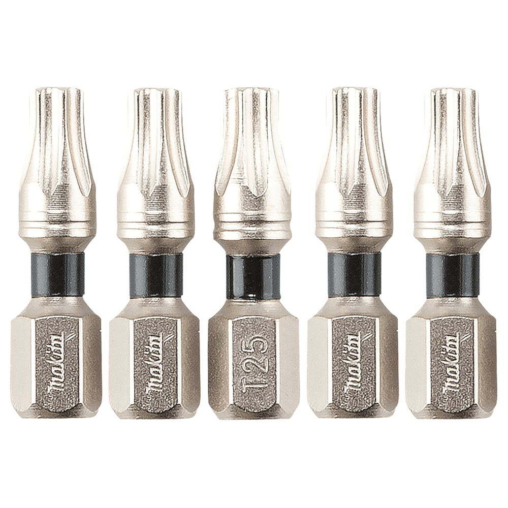 T25 x 1" Impact XPS Torx Drive Insert Bit, 1/4" Shank (5/Pack) Main - Image