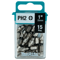 #2 x 1" Impact XPS Phillips Drive Insert Bit, 1/4" Shank (15/Pack) Alt 1 - Image