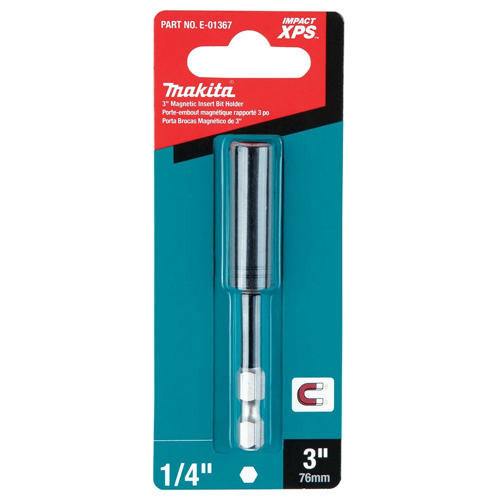 12" Impact XPS Magnetic Insert Bit Holder, 1/4" Shank Alt 1 - Image