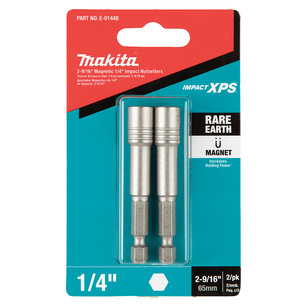 1/4" x 2-9/16" Impact XPS Magnetic Nutsetter (2/Pack) Alt 2 - Image