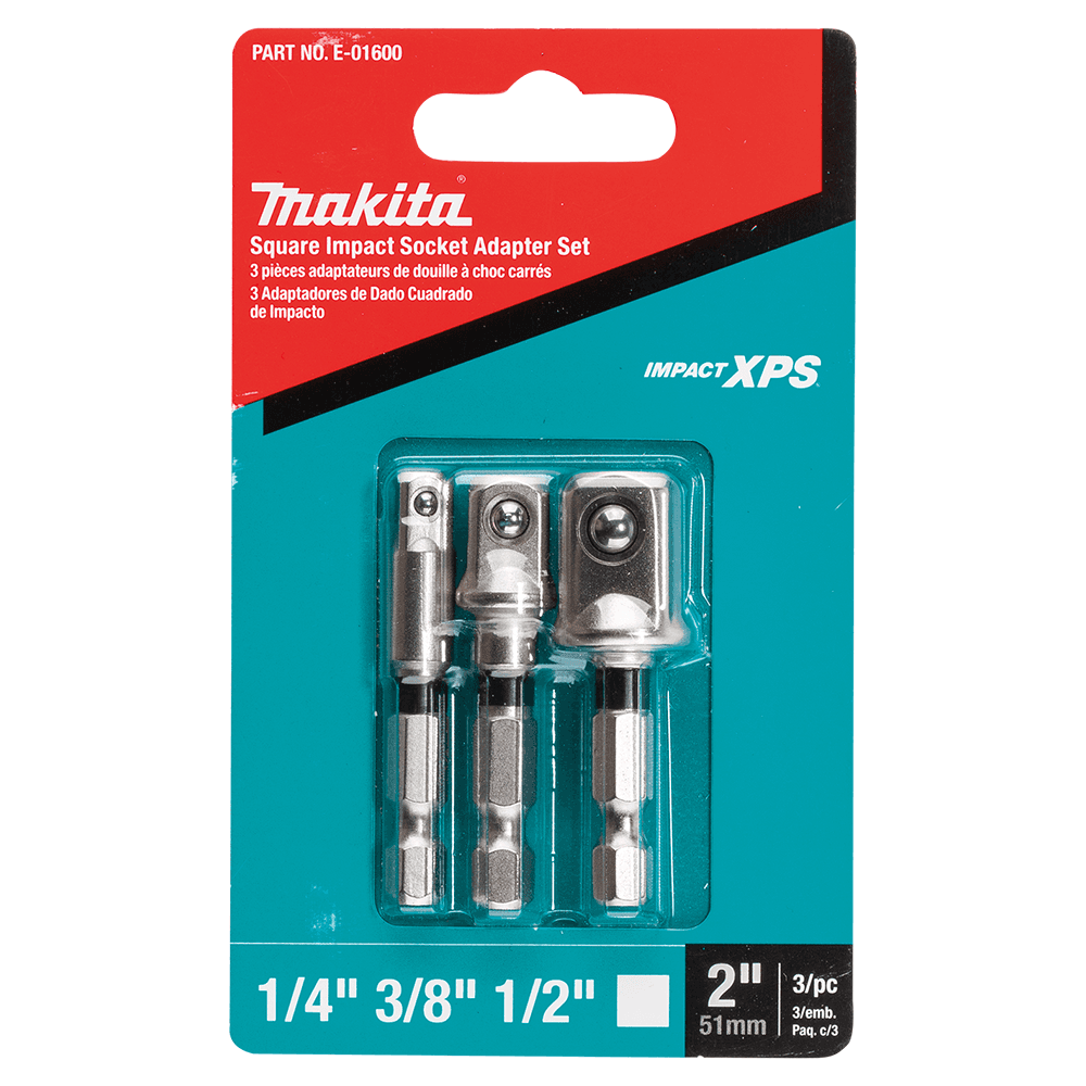 IMPACT XPS Square 2 in. Socket Adapter (3-Piece)