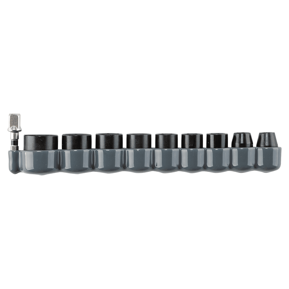 Impact XPS 3/8" 10-Piece Drive 6-Point Metric Impact Socket Set with Standard Socket Adapter Alt 1 - Image