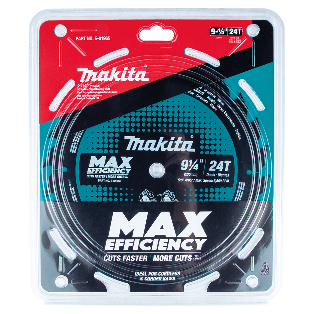 9-1/4" x 24 Teeth Carbide-Tipped Max Efficiency Circular Saw Blade for Framing Alt 1 - Image