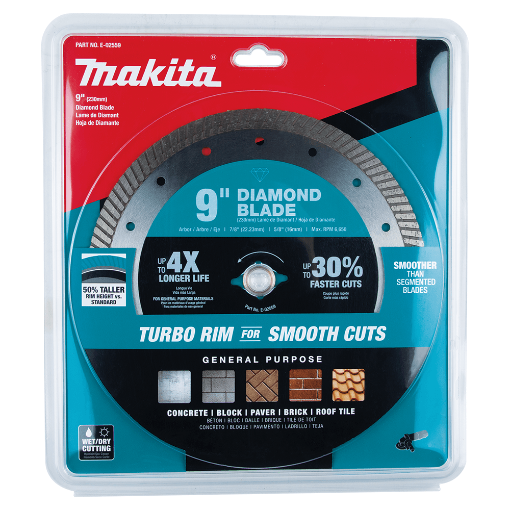 9" General Purpose Diamond Blade, Turbo Alt 1 - Image