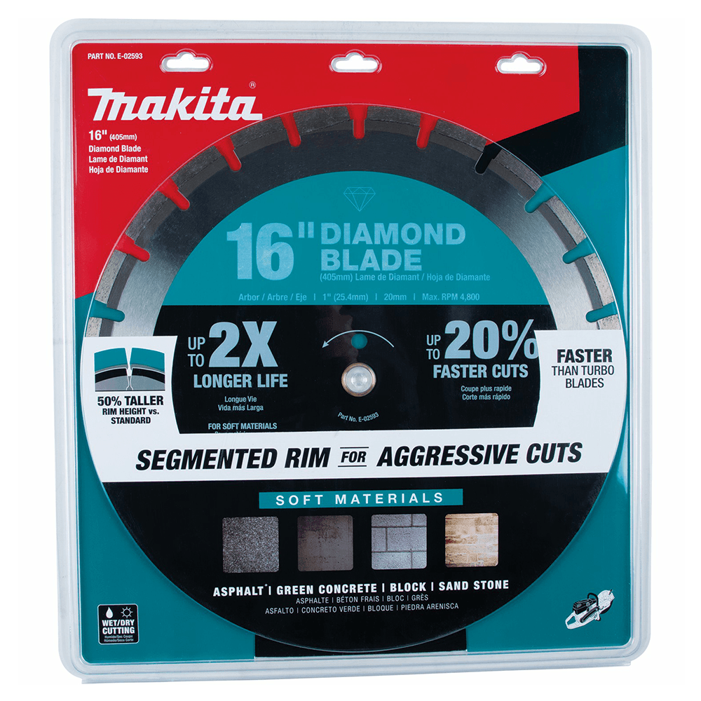16" Segmented Soft Material Diamond Blade Alt 1 - Image