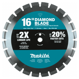 16" Segmented Soft Material Diamond Blade Main - Image