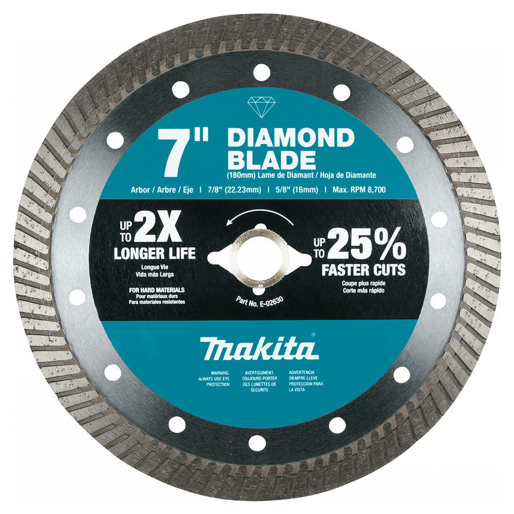 7" Turbo Hard Material Diamond Blade Main - Image