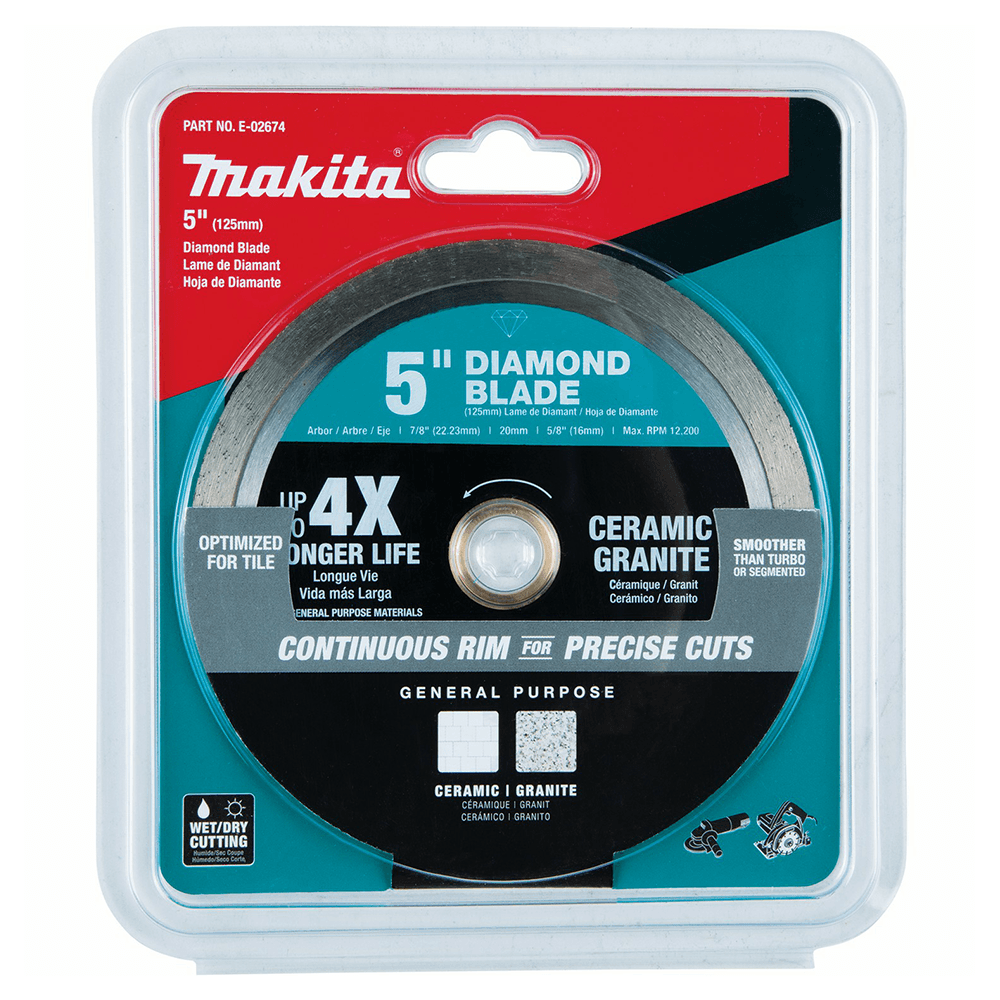 5" Continuous Rim General Purpose Diamond Blade Alt 1 - Image