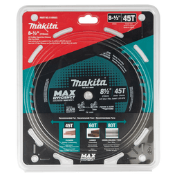 8-1/2" x 45 Teeth Carbide-Tipped Max Efficiency Miter Saw Blade Alt 1 - Image