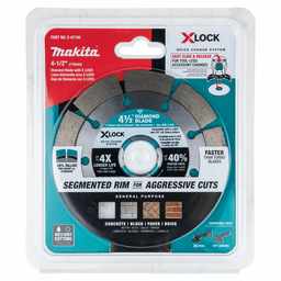 4-1/2" X-Lock Segmented Diamond Blade for Masonry Cutting Alt 1 - Image