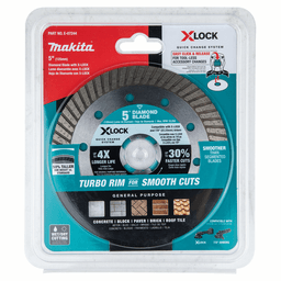 5" X-Lock Turbo Rim Diamond Blade for Masonry Cutting Alt 1 - Image