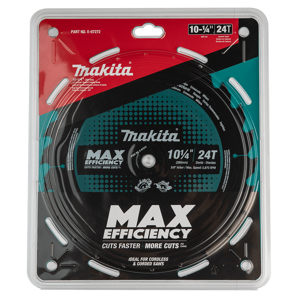 10-1/4" x 24 Teeth Carbide-Tipped Max Efficiency Circular Saw Blade Alt 1 - Image