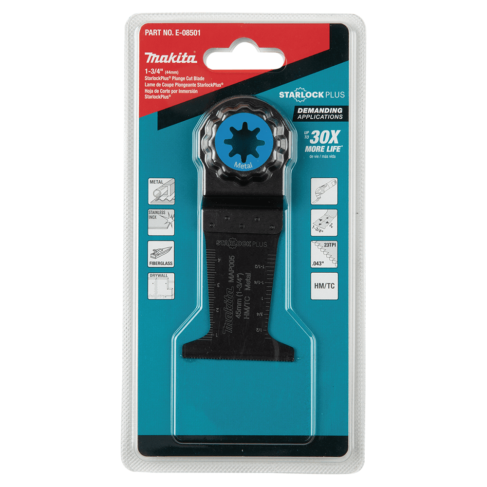 1-3/4" StarlockPlus Oscillating Multi-Tool Teeth Plunge Cut Blade for Metal Cutting Alt 2 - Image